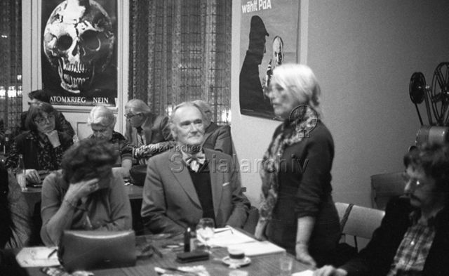 60 Jahre KPS / PdA, Restaurant Sihlhof, Zürich, März 1981