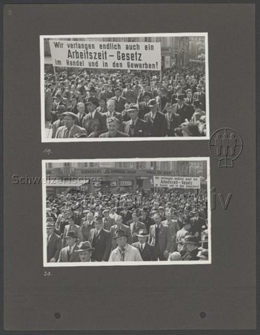 Fotoalbum "1. Mai 1939, Zürich