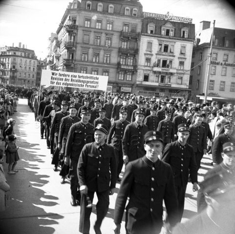 1. Mai-Umzug, Zürich, 1947