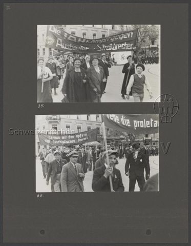 Fotoalbum "1. Mai 1933, Zürich